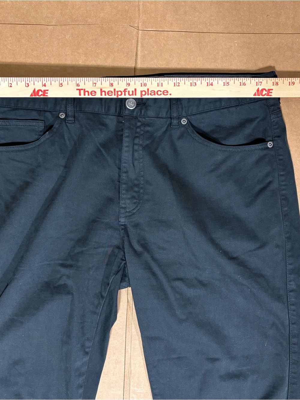 Peter Millar Men's Black Chino Pants Five Pocket Size 36 X 27 - Picture 9 of 13